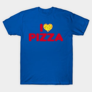 I Love Heart Pizza Quote T-Shirt